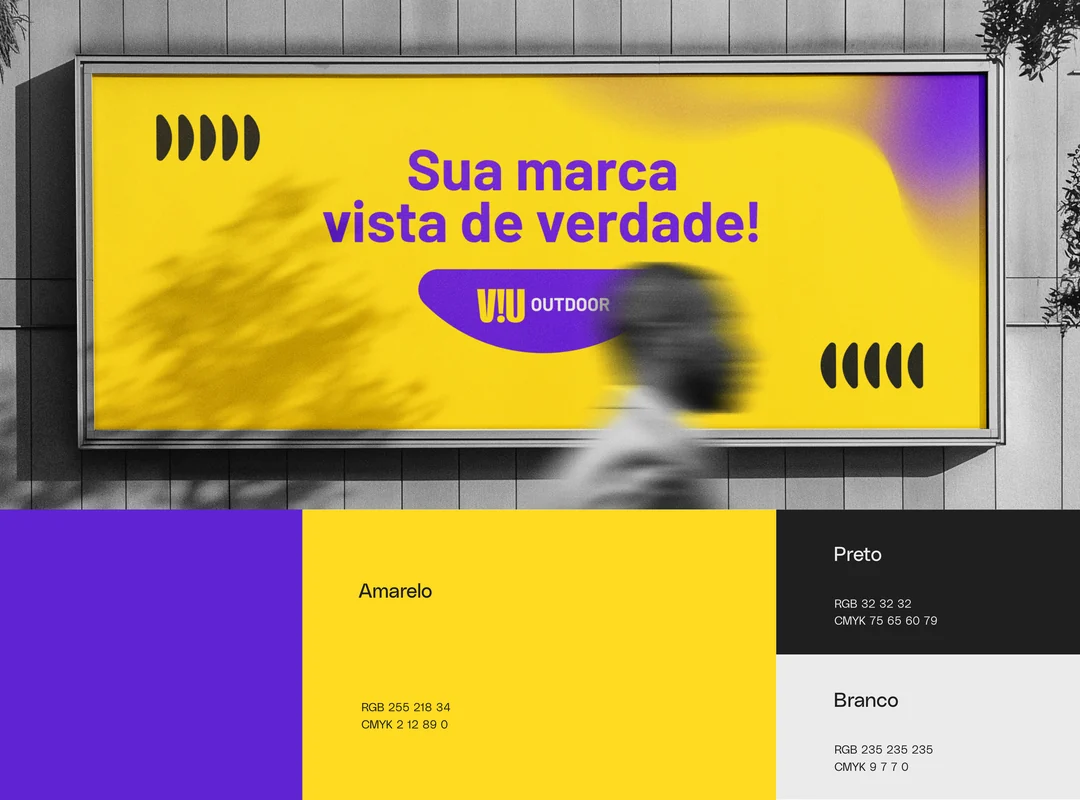 Paleta de cores e aplicação em painel